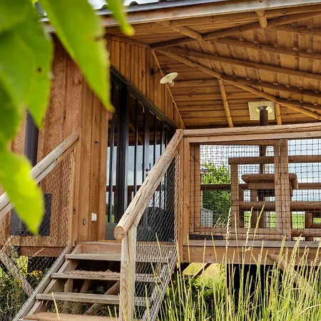 Lodge Ecau - Logement Insolite A 30km De Pairi Daiza *